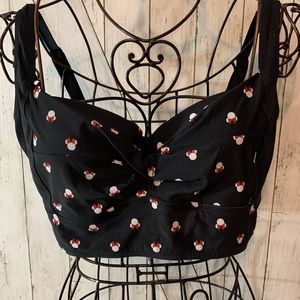 Torrid Disney, mini mouse plus size swim top